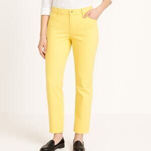 Talbots 'Flawless Girlfriend' Straight Leg Ankle Jeans Yellow Size 12P